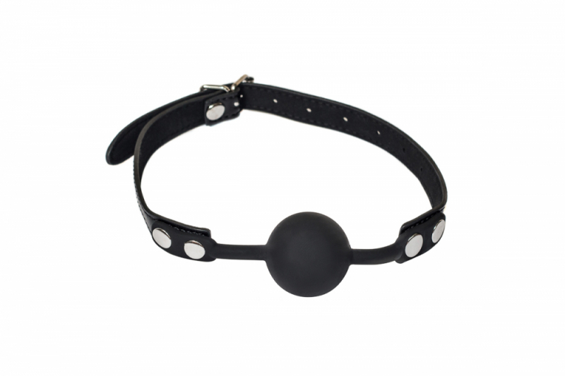 Кляп "Party Hard Dolce Vita" силикон, черный, M 