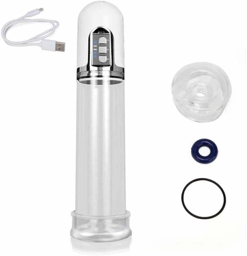 Вакуумная помпа "X-Men Rechargeable" автоматическая, белая 