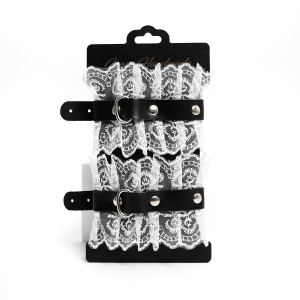 Наручники "Crazy Handmade" белое кружево