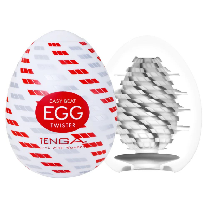 Мастурбатор "Tenga Egg Twister" с 3-D рельефом 